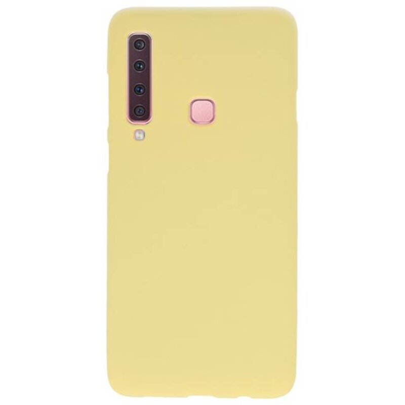 Funda TPU en color para Samsung Galaxy A9 2018 Amarillo