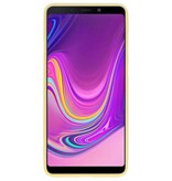 Farve TPU Taske til Samsung Galaxy A9 2018 Gul