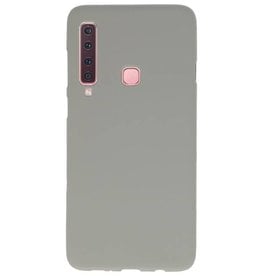 Custodia in TPU a colori per Samsung Galaxy A9 2018 Grigio