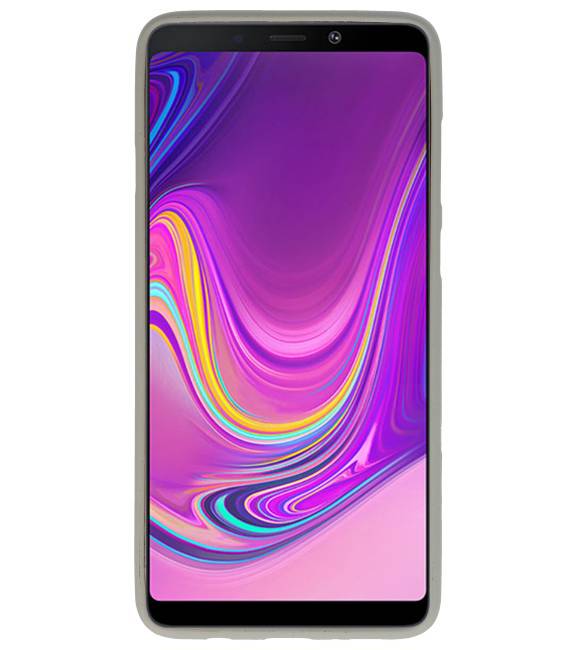 Farve TPU Taske til Samsung Galaxy A9 2018 Grå