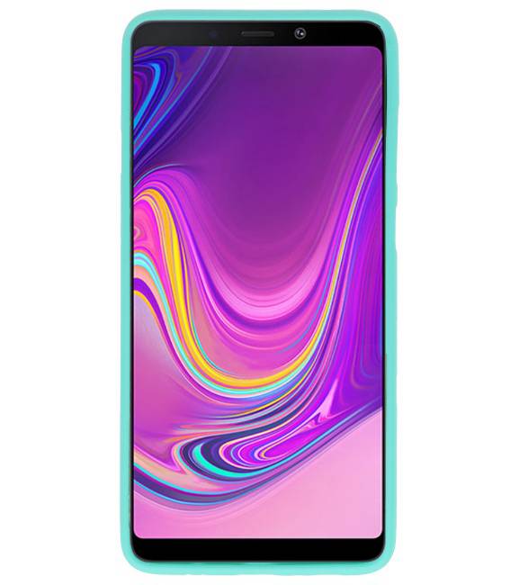 Farve TPU Taske til Samsung Galaxy A9 2018 Turkis