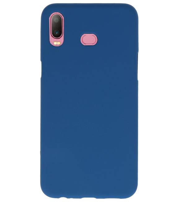 Color TPU Hoesje voor Samsung Galaxy A6s Navy