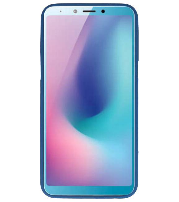 Color TPU Hoesje voor Samsung Galaxy A6s Navy