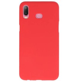 Color TPU Hoesje voor Samsung Galaxy A6s Rood
