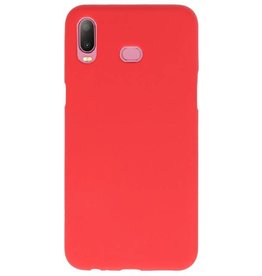 Coque TPU Couleur pour Samsung Galaxy A6s Rouge