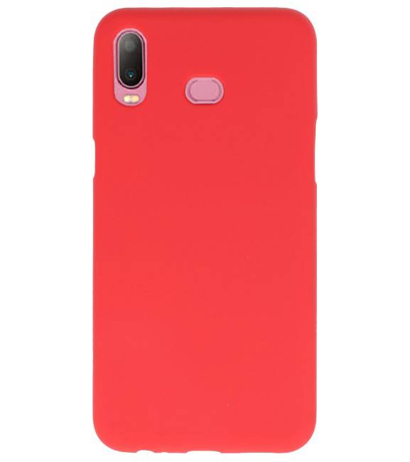 Color TPU Hoesje voor Samsung Galaxy A6s Rood