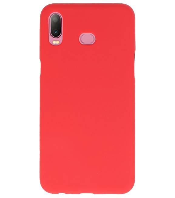 Funda TPU Color para Samsung Galaxy A6s Rojo