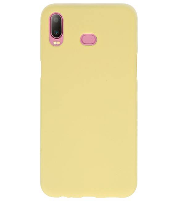 Funda TPU Color para Samsung Galaxy A6s Amarillo