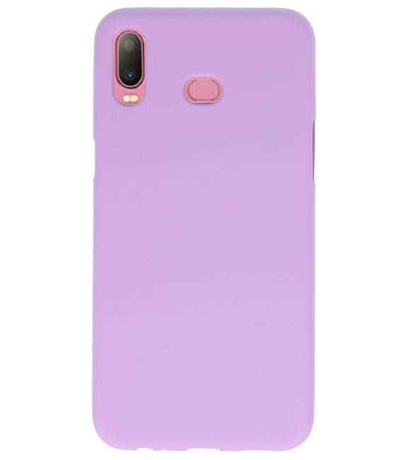 Color TPU Hoesje voor Samsung Galaxy A6s Paars