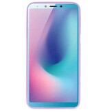 Farve TPU Taske til Samsung Galaxy A6s Lilla