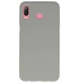 Color TPU Hoesje voor Samsung Galaxy A6s Grijs
