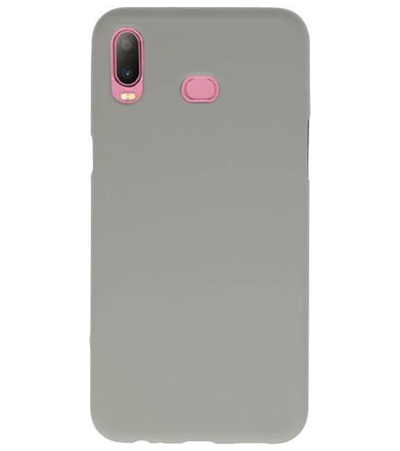 Color TPU Case for Samsung Galaxy A6s Gray
