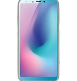 Color TPU Hoesje voor Samsung Galaxy A6s Grijs