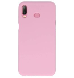 Coque TPU Couleur pour Samsung Galaxy A6s Rose