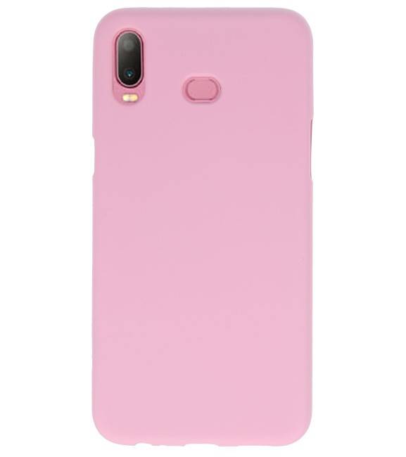 Farve TPU Taske til Samsung Galaxy A6s Pink