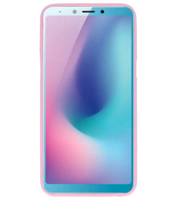 Color TPU Hoesje voor Samsung Galaxy A6s Roze