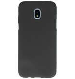 Coque TPU couleur pour Samsung Galaxy J3 2018 Noir