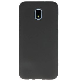 Coque TPU couleur pour Samsung Galaxy J3 2018 Noir