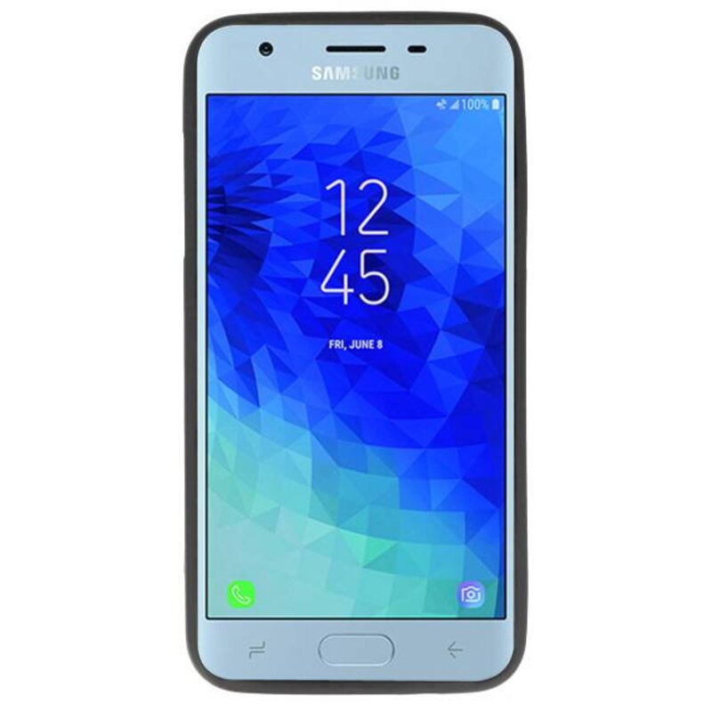 Custodia in TPU a colori per Samsung Galaxy J3 2018 Nero
