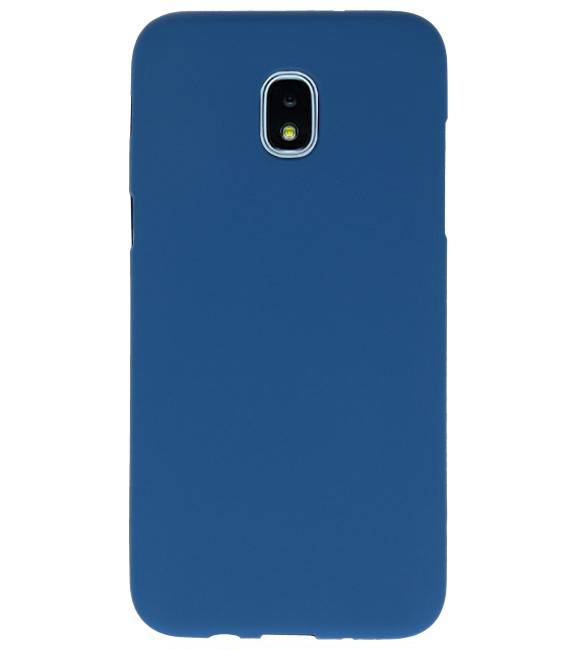 Farb-TPU-Hülle für Samsung Galaxy J3 2018 Navy