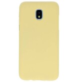 Color TPU Hoesje voor Samsung Galaxy J3 2018 Geel