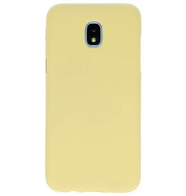 Color TPU Hoesje voor Samsung Galaxy J3 2018 Geel