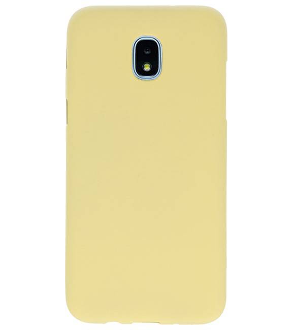 Farb-TPU-Hülle für Samsung Galaxy J3 2018 Yellow