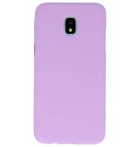 Farve TPU Taske til Samsung Galaxy J3 2018 Lilla