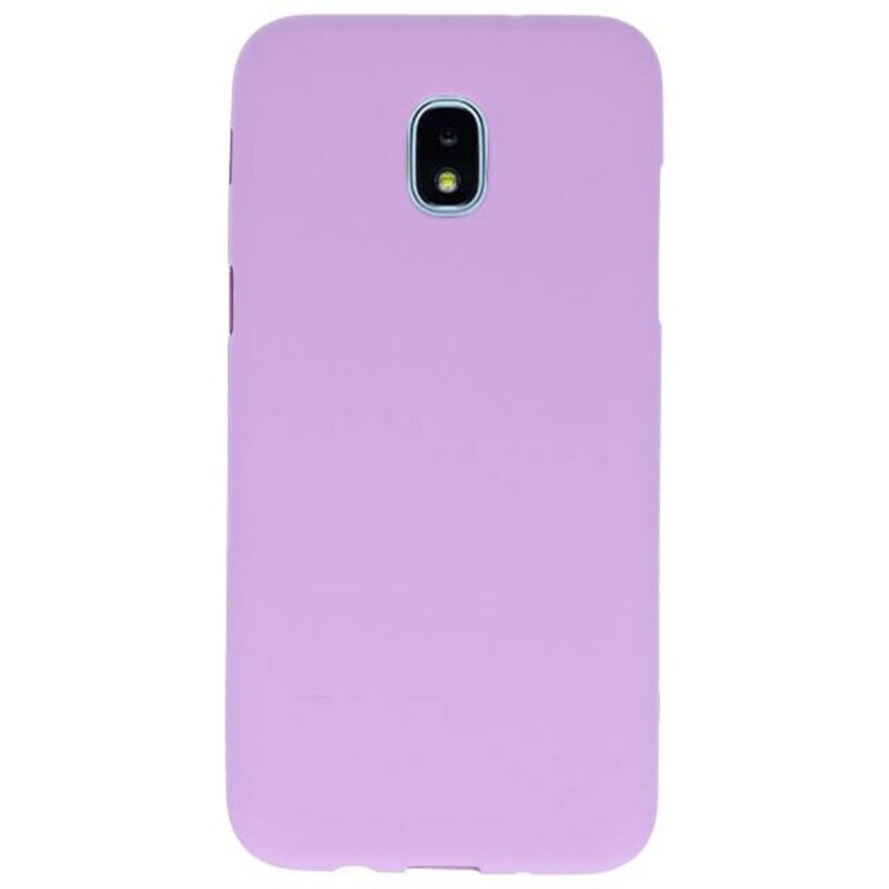 Color TPU Hoesje voor Samsung Galaxy J3 2018 Paars