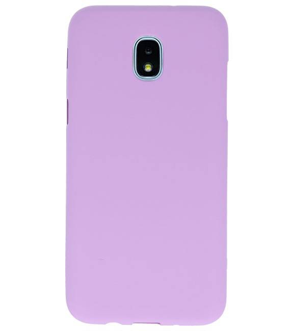 Color TPU Hoesje voor Samsung Galaxy J3 2018 Paars