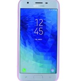 Farve TPU Taske til Samsung Galaxy J3 2018 Lilla