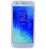 Farve TPU Taske til Samsung Galaxy J3 2018 Lilla