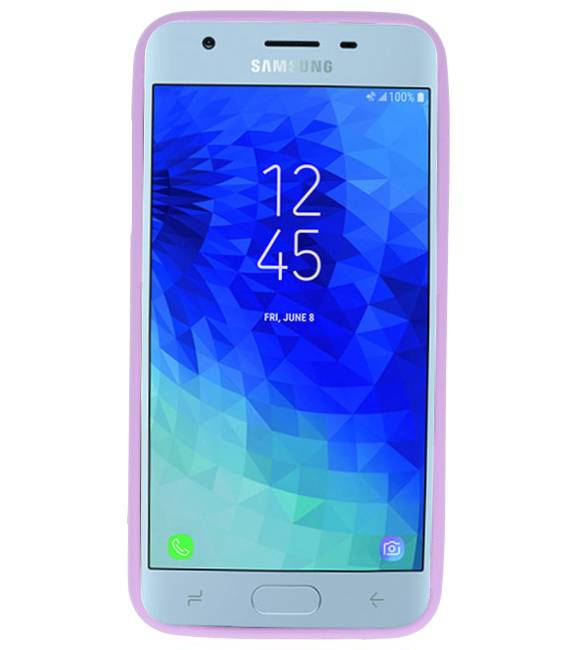 Farb-TPU-Hülle für Samsung Galaxy J3 2018 Purple