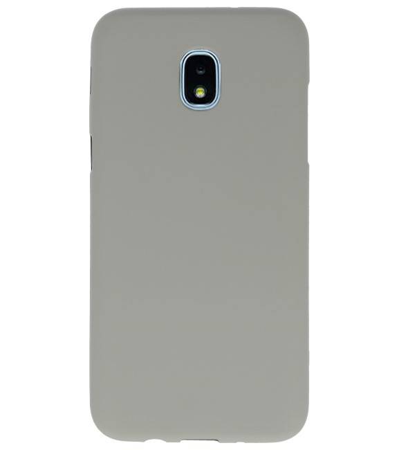 Farb-TPU-Hülle für Samsung Galaxy J3 2018 Grey