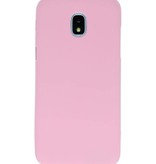 Farve TPU Taske til Samsung Galaxy J3 2018 Pink