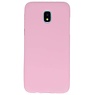 Farve TPU Taske til Samsung Galaxy J3 2018 Pink