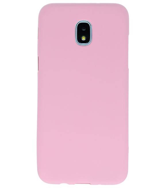 Color TPU Hoesje voor Samsung Galaxy J3 2018 Roze