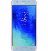 Coque TPU couleur pour Samsung Galaxy J3 2018 Rose
