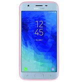 Coque TPU couleur pour Samsung Galaxy J3 2018 Rose