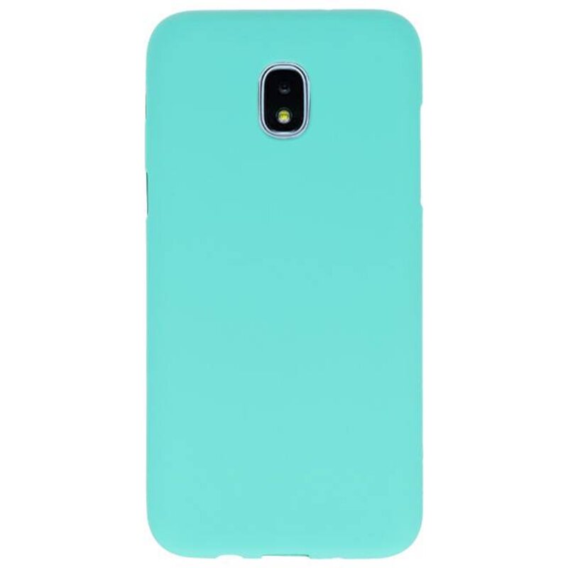 Color TPU Hoesje voor Samsung Galaxy J3 2018 Turquoise