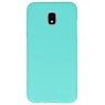 Coque TPU couleur pour Samsung Galaxy J3 2018 Turquoise