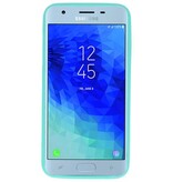 Coque TPU couleur pour Samsung Galaxy J3 2018 Turquoise