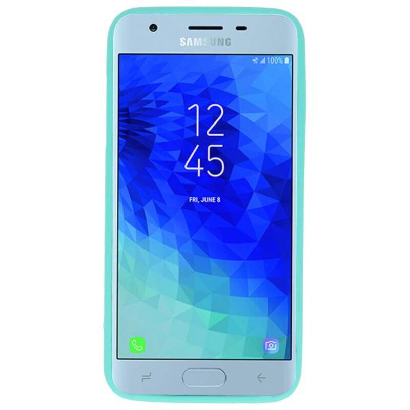 Coque TPU couleur pour Samsung Galaxy J3 2018 Turquoise