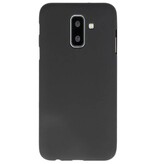 Coque TPU Couleur pour Samsung Galaxy A6 Plus Noir