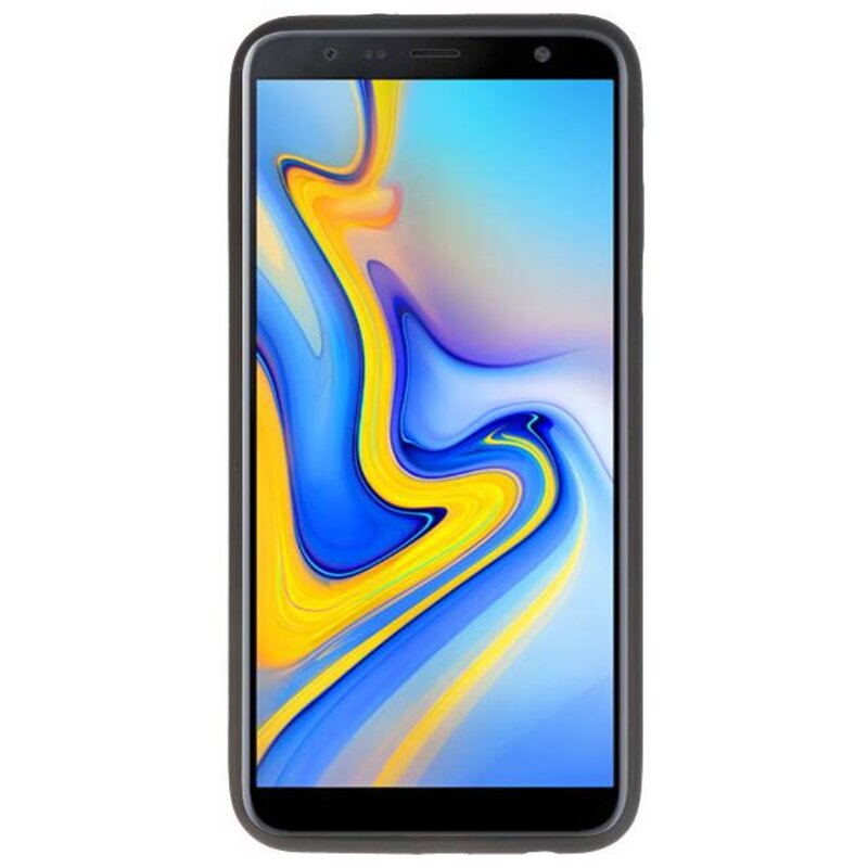 Coque TPU Couleur pour Samsung Galaxy A6 Plus Noir