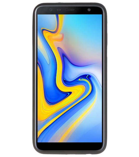 Color TPU Hoesje voor Samsung Galaxy A6 Plus Zwart