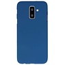 Color TPU Hoesje voor Samsung Galaxy A6 Plus Navy