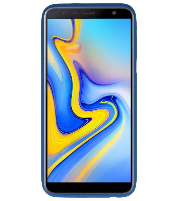 Color TPU Hoesje voor Samsung Galaxy A6 Plus Navy