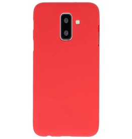 Color TPU Case for Samsung Galaxy A6 Plus Red