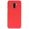 Coque TPU Couleur pour Samsung Galaxy A6 Plus Rouge